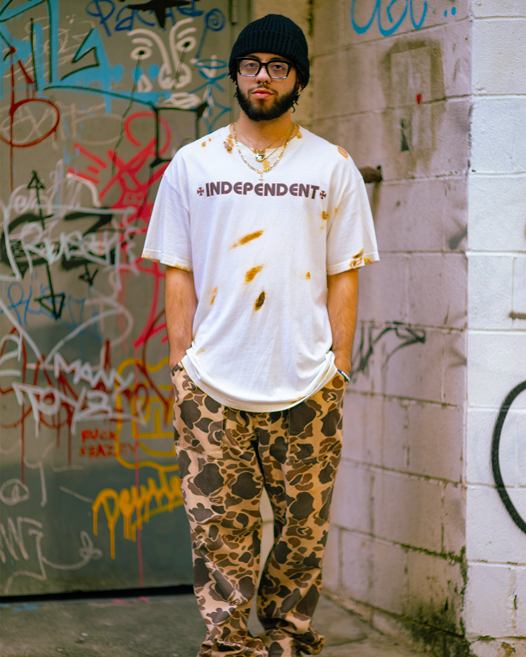 Independent Burnt Hole Tee