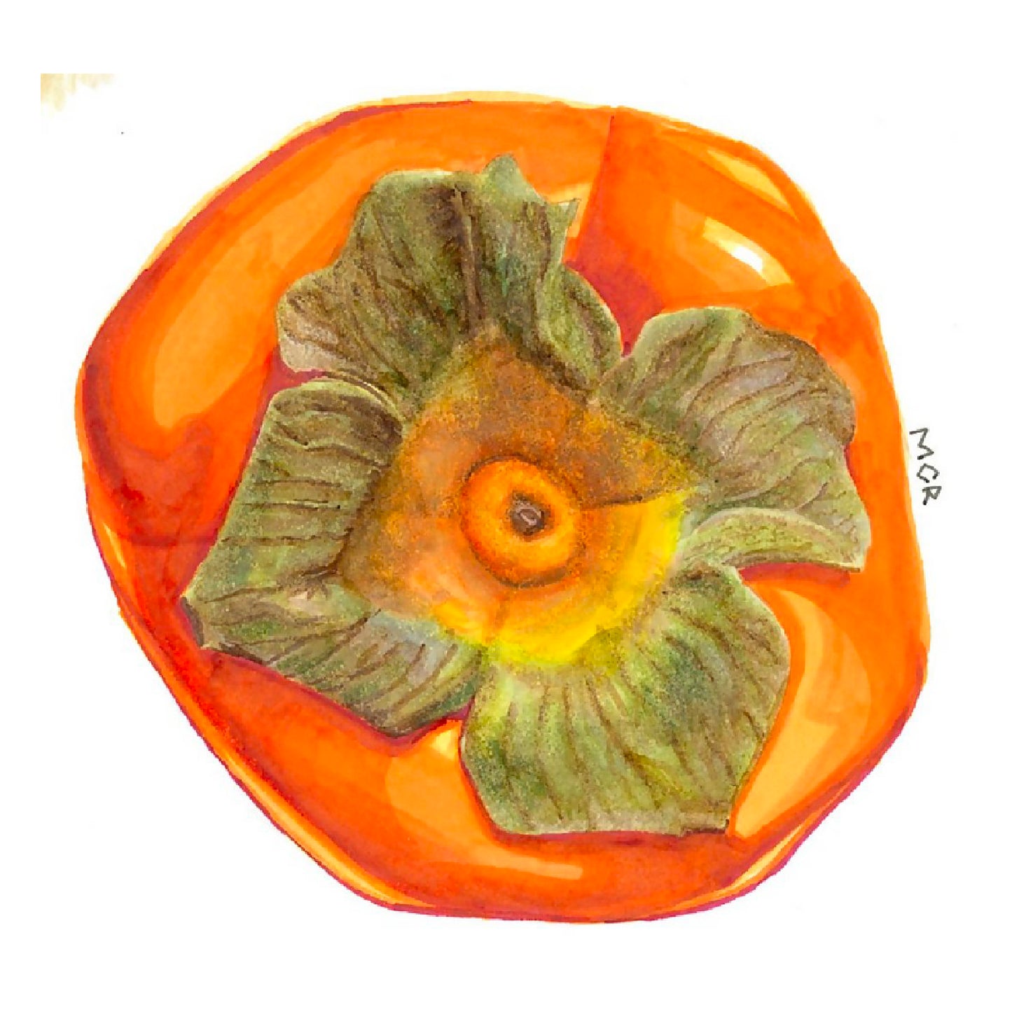Persimmon Season - Print 10x10