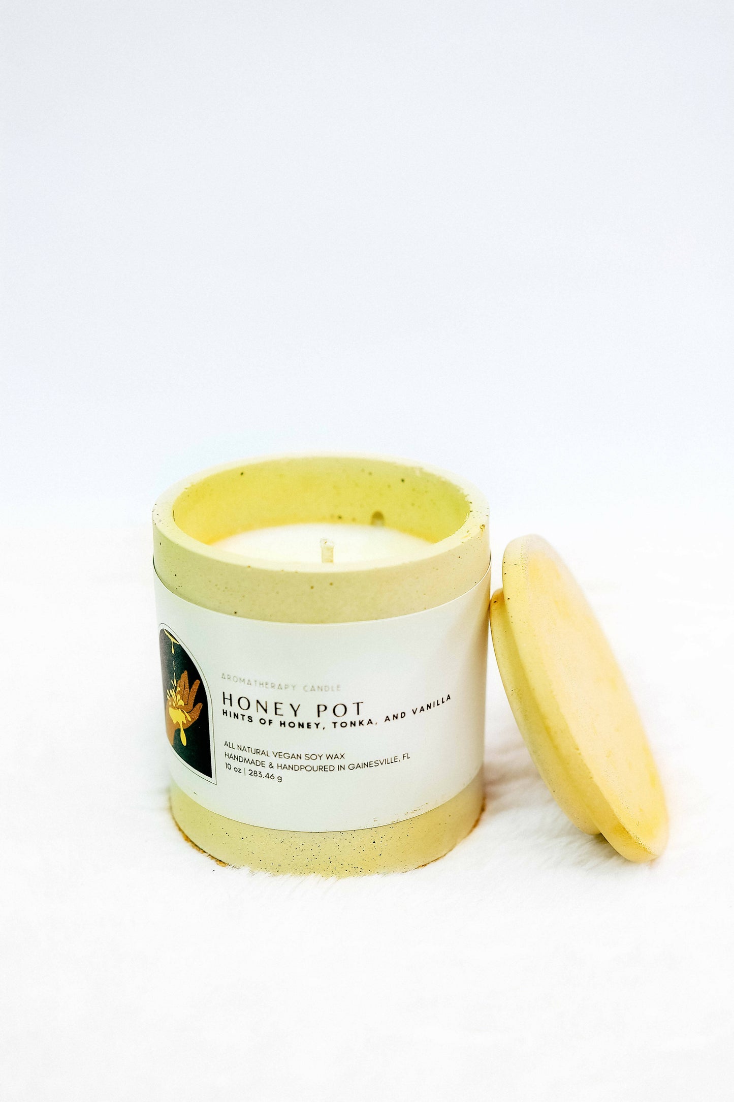 10oz Stone Candle - How Bazar - Omi Meji Apothecary