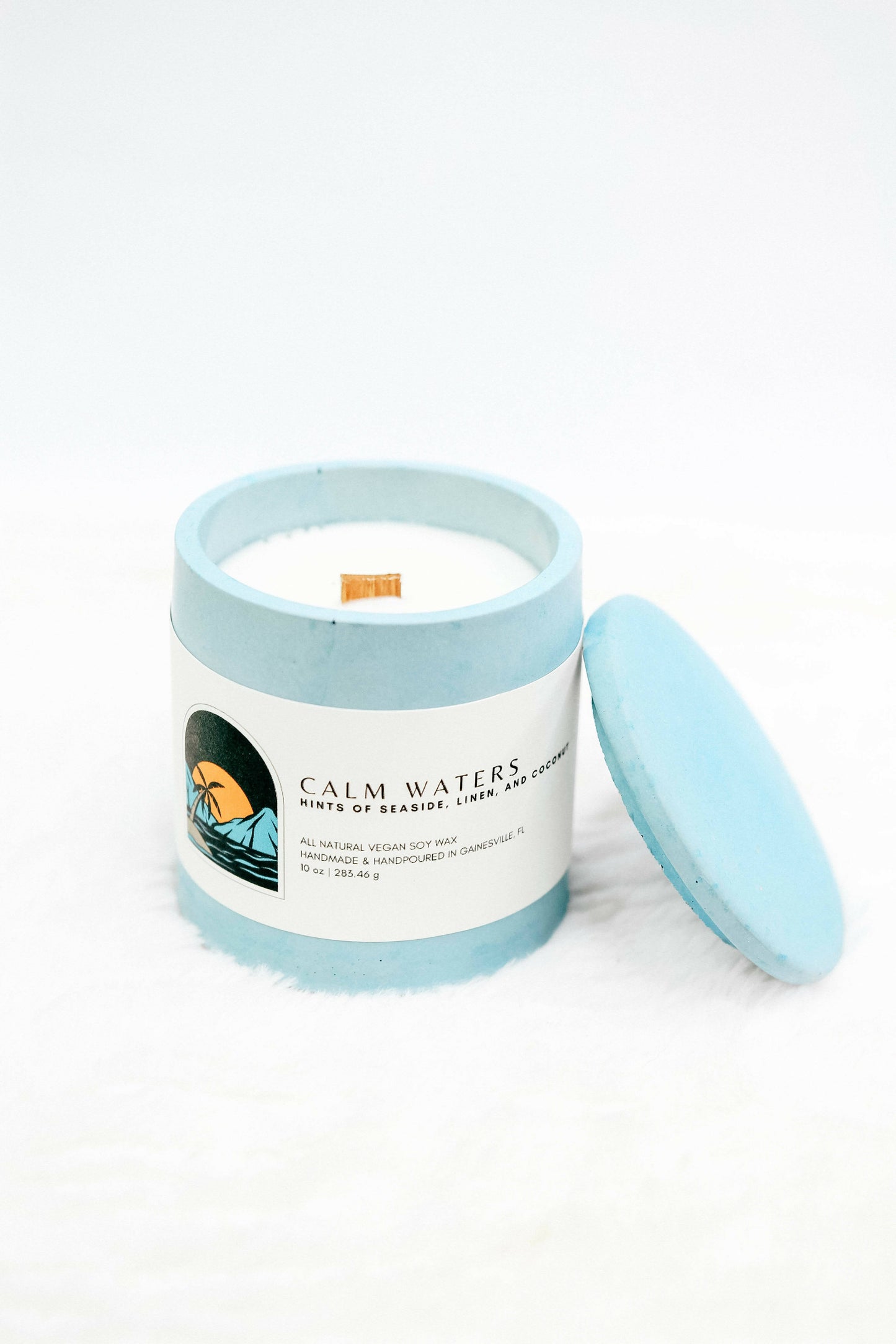 10oz Stone Candle - How Bazar - Omi Meji Apothecary