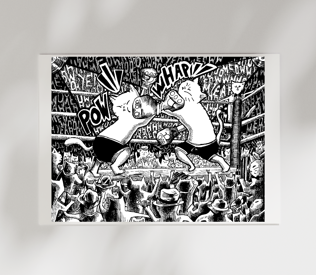 Cats Boxing