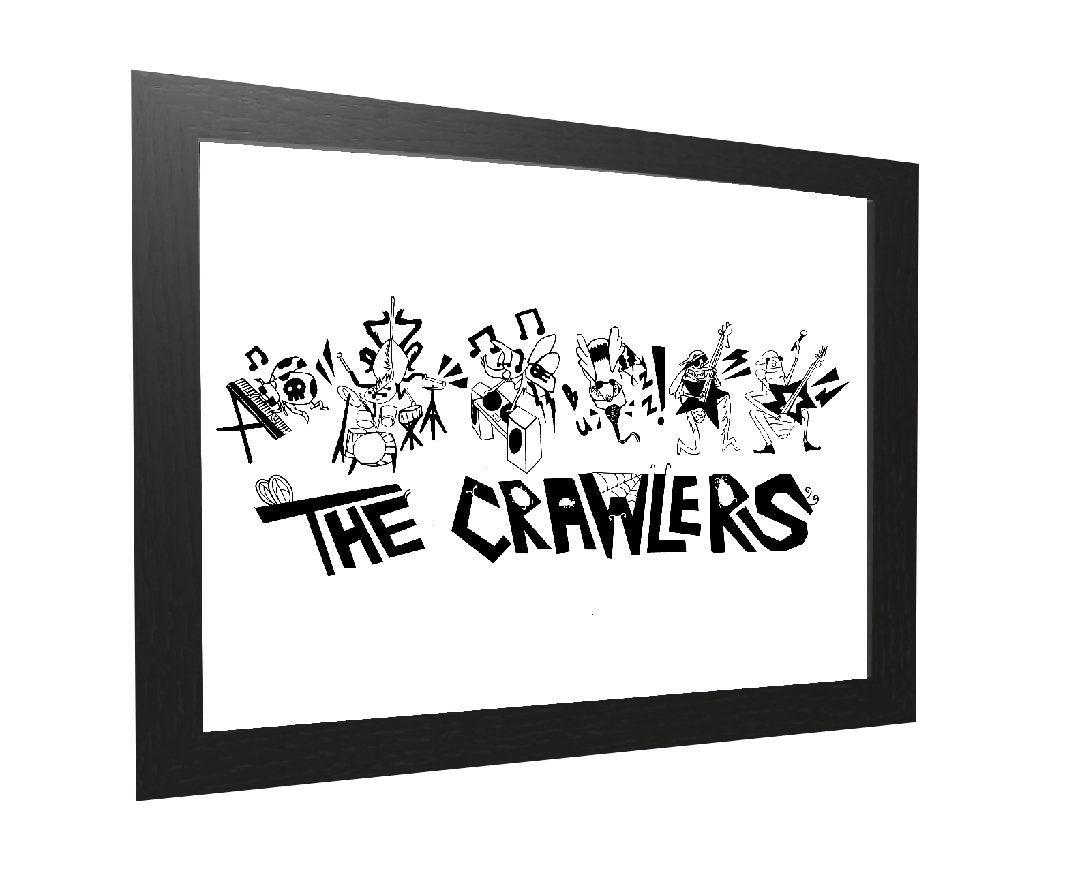 Bug Rock Band 'The Crawlers' - How Bazar - Johnny Nguyen Art