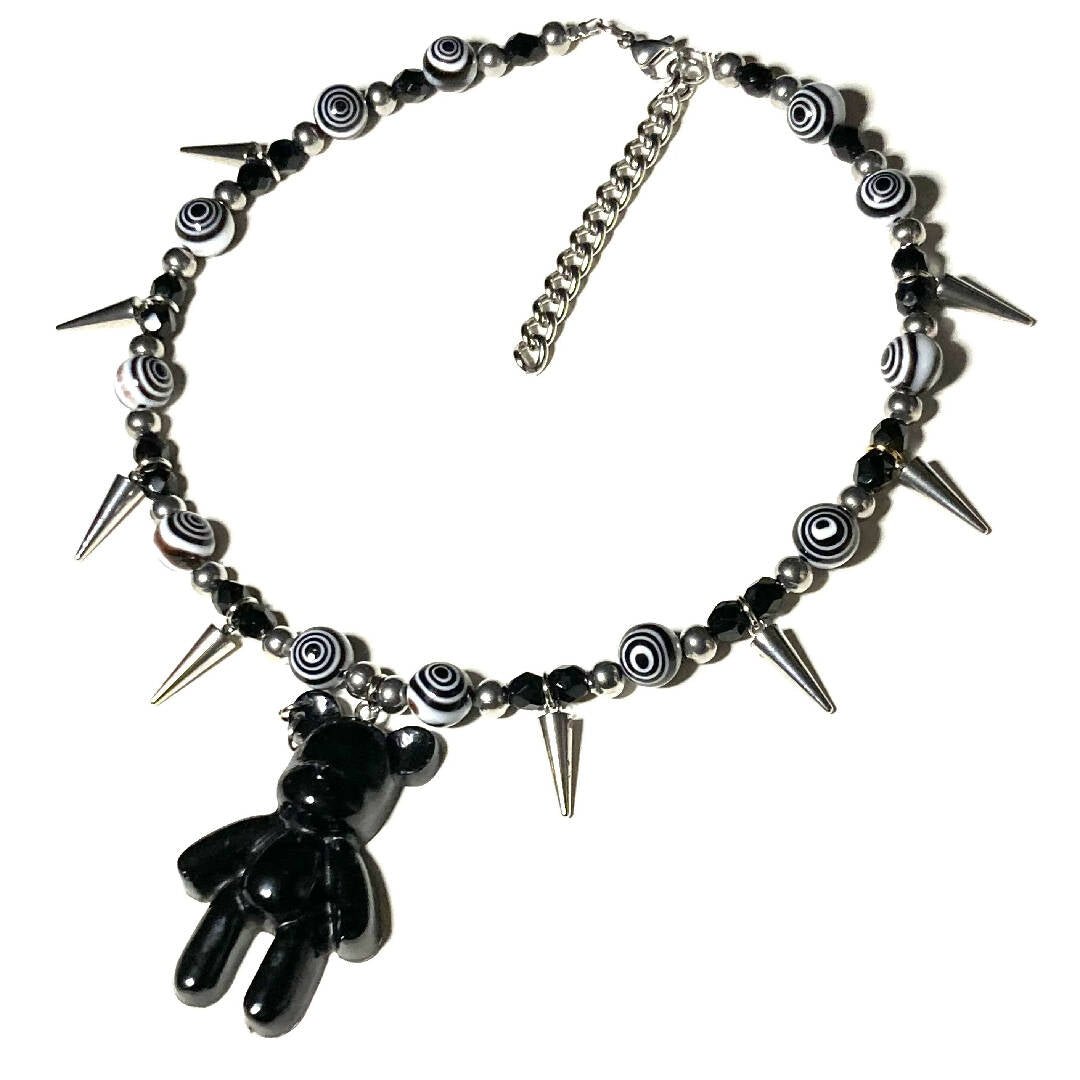 Spiked Bear Necklace