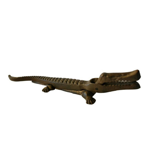 Brass Gator Nutcracker / Clip - How Bazar - Panthera Pines