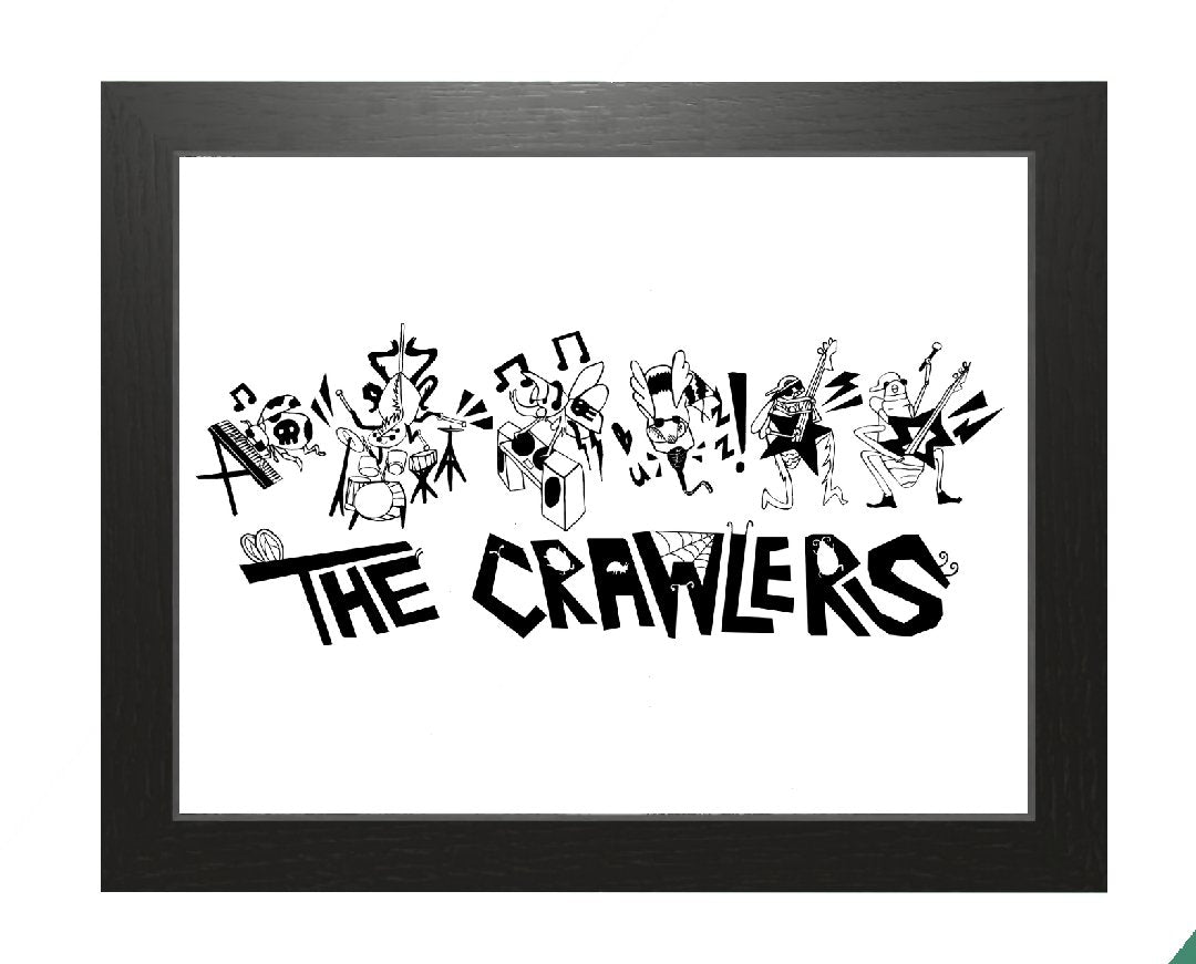 Bug Rock Band 'The Crawlers' - How Bazar - Johnny Nguyen Art