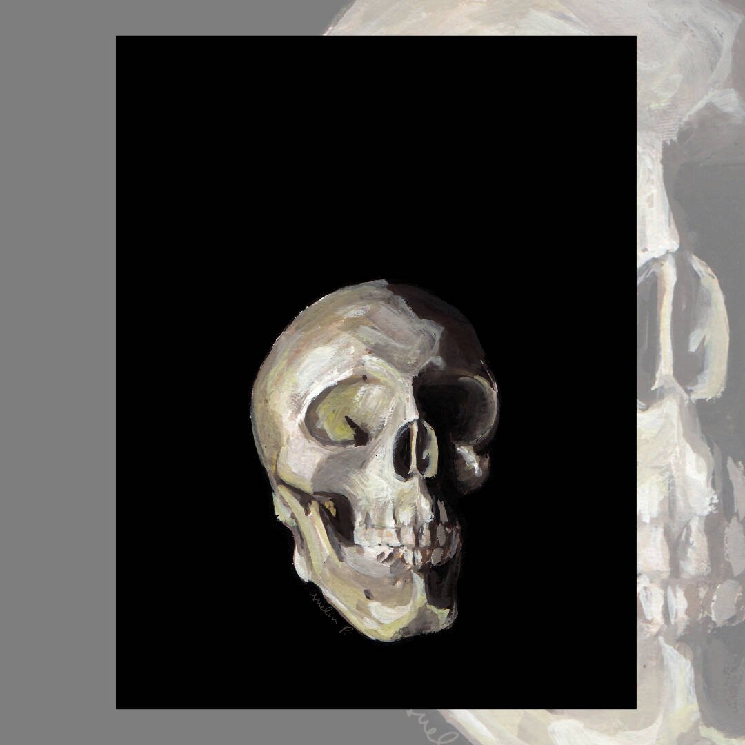 Dramatic Skull - How Bazar - suelen P. art