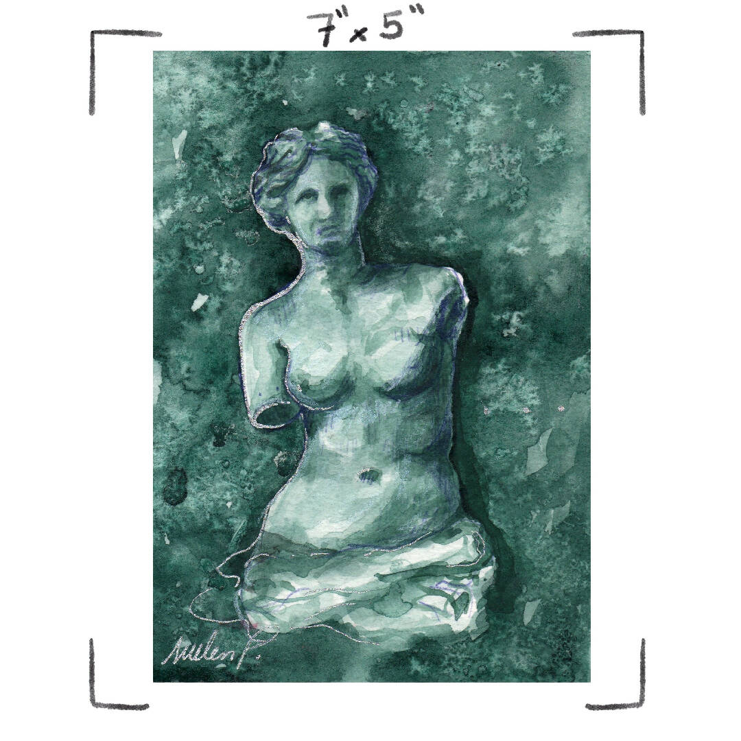 Green Venus de Milo - How Bazar - suelen P. art