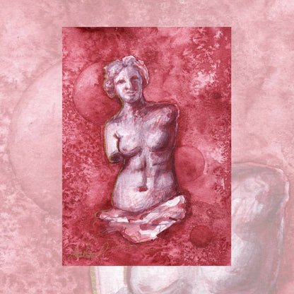 Red Venus de Milo - How Bazar - suelen P. art